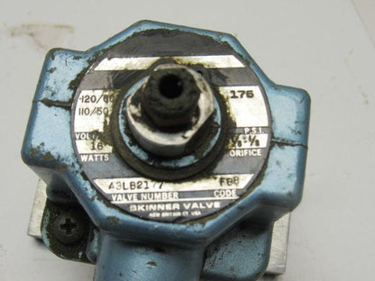 Skinner A3LB2177 110/120V 50/60Hz 175PSI 3 Way Direct Acting Valve 1/8" Ports