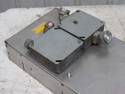 9450 W 480V 42" X 9" X 3" Industrial Electric Process Heater 2 Element