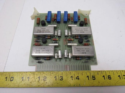 Heald 52-110 21-8312 Quad Timer Card Circuit Board
