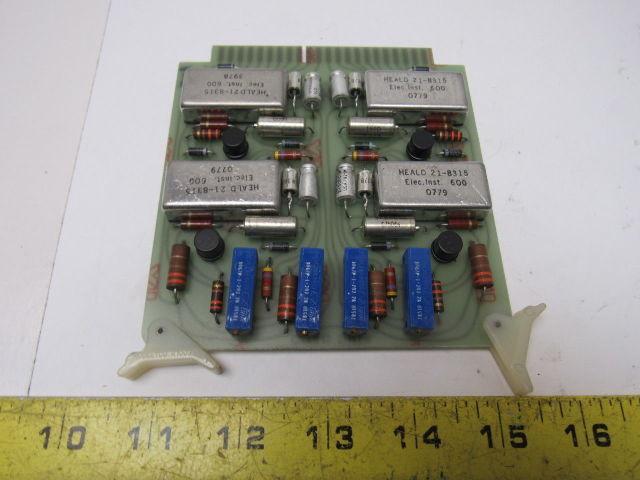 Heald 52-110 21-8312 Quad Timer Card Circuit Board