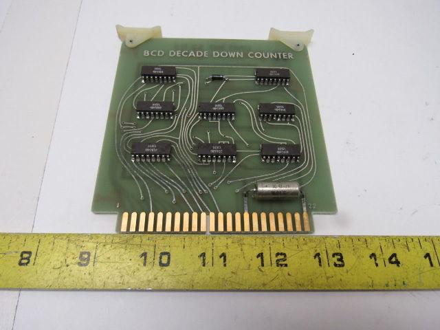 Heald 52-115 21-8381-A BCD Decade Down Counter PLC Circuit Board Card