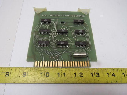 Heald 52-115 21-8381-A BCD Decade Down Counter PLC Circuit Board Card