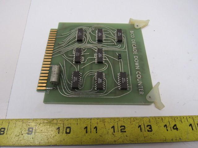 Heald 52-115 21-8381-A BCD Decade Down Counter PLC Circuit Board Card