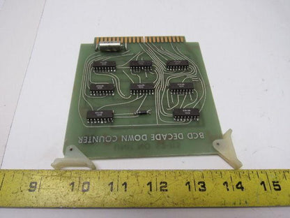 Heald 52-115 21-8381-A BCD Decade Down Counter PLC Circuit Board Card