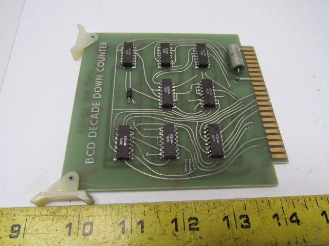 Heald 52-115 21-8381-A BCD Decade Down Counter PLC Circuit Board Card