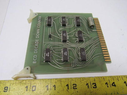 Heald 52-115 21-8381-A BCD Decade Down Counter PLC Circuit Board Card