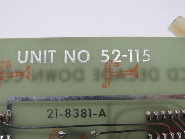 Heald 52-115 21-8381-A BCD Decade Down Counter PLC Circuit Board Card