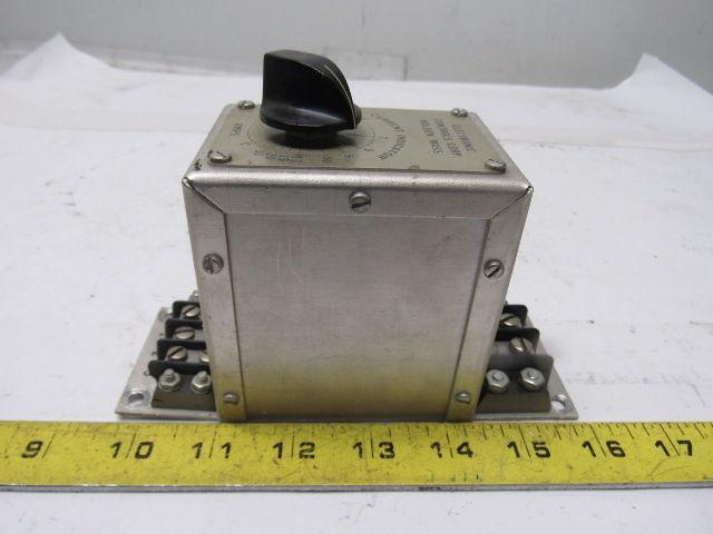 Electronic Controls Corp. S-5746 4.75-30 Amp Current Indicator Selector