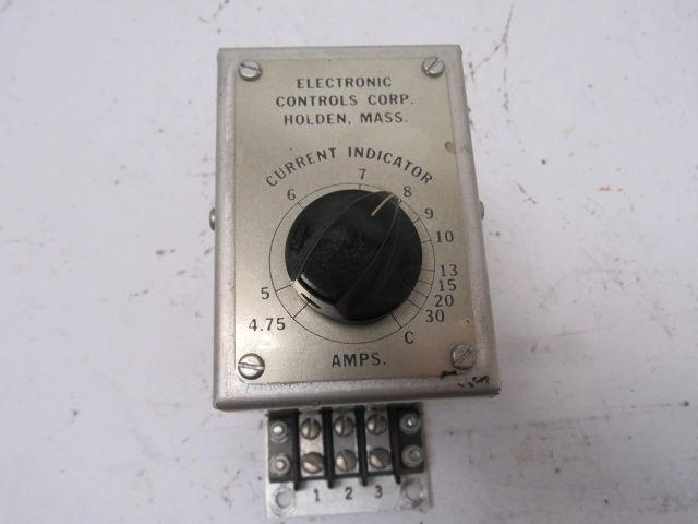 Electronic Controls Corp. S-5746 4.75-30 Amp Current Indicator Selector