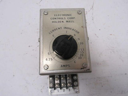 Electronic Controls Corp. S-5746 4.75-30 Amp Current Indicator Selector
