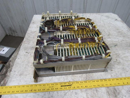 Heald 54-2362 64 Slot PLC Card Rack W/ Board Tester
