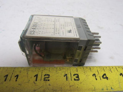 Releco C3-A39X 10A 300V MAX 10Pin Plug Relay Lot Of 3