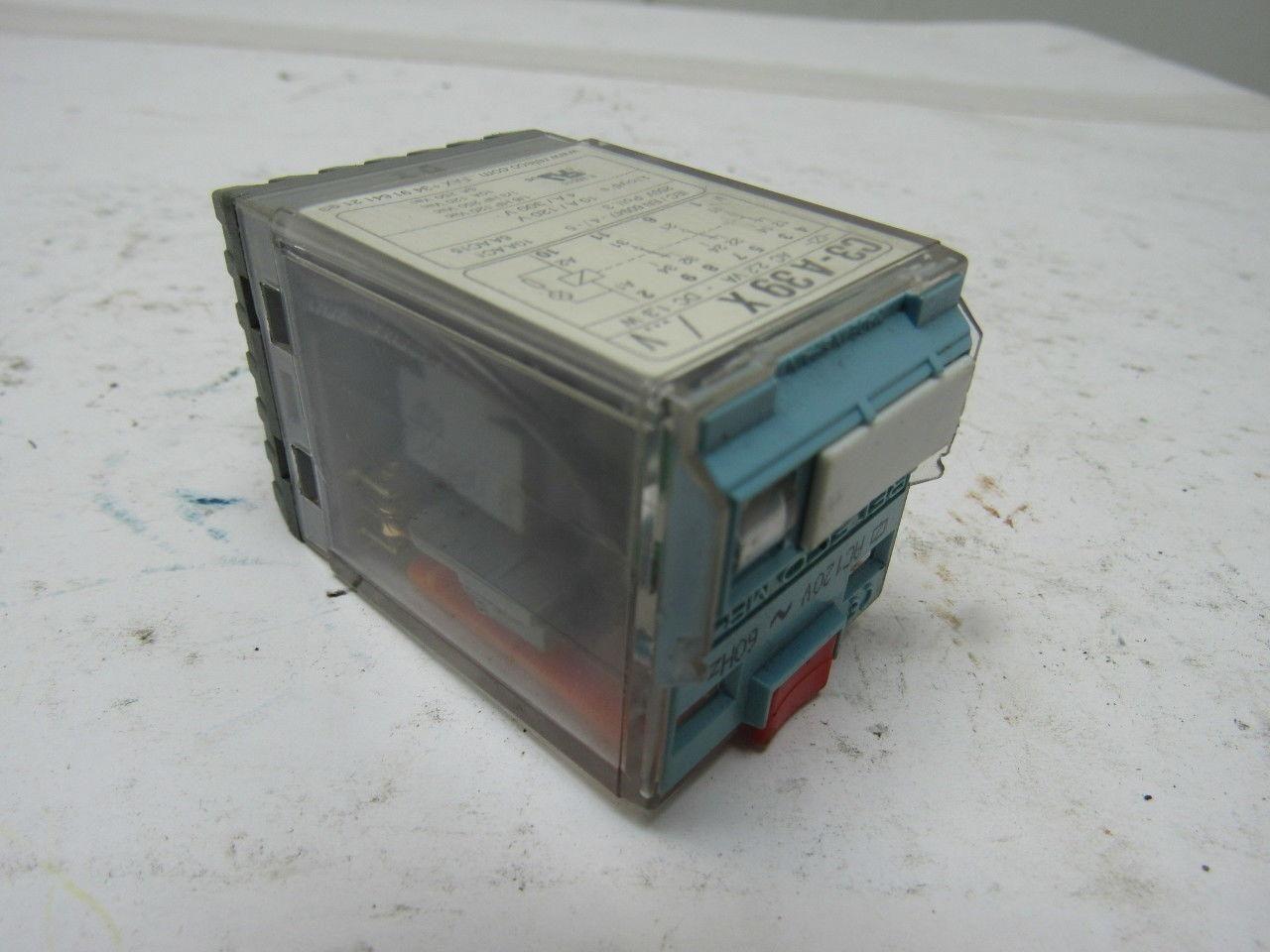 Releco C3-A39X 10A 300V MAX 10Pin Plug Relay Lot Of 3