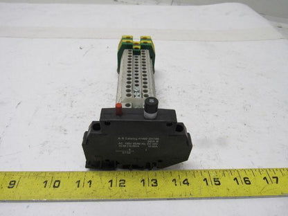 Allen Bradley 1492-GH100 10A 125V 50/60Hz 65VDC Breaker Terminal DIN Assembly