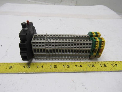Allen Bradley 1492-GH100 10A 125V 50/60Hz 65VDC Breaker Terminal DIN Assembly