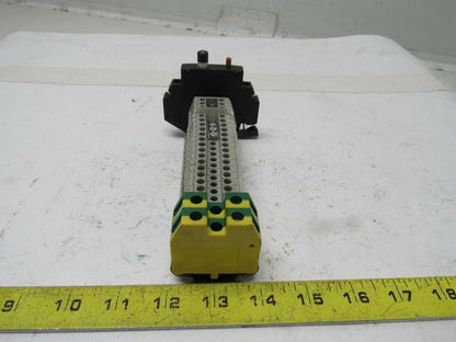 Allen Bradley 1492-GH100 10A 125V 50/60Hz 65VDC Breaker Terminal DIN Assembly
