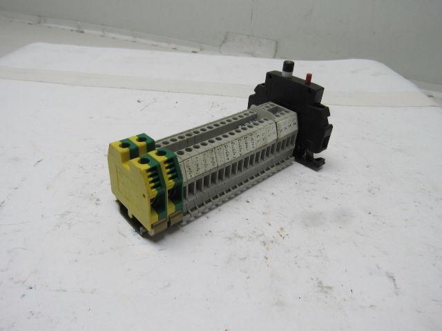 Allen Bradley 1492-GH100 10A 125V 50/60Hz 65VDC Breaker Terminal DIN Assembly