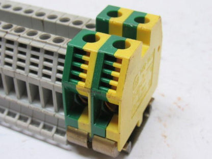 Allen Bradley 1492-GH100 10A 125V 50/60Hz 65VDC Breaker Terminal DIN Assembly