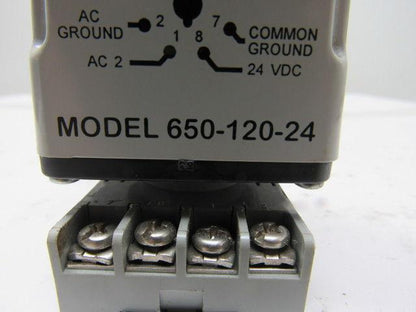Time Mark Corporation 650-120-24 120V Input 24VDC Output Loop Power Supply 60Hz