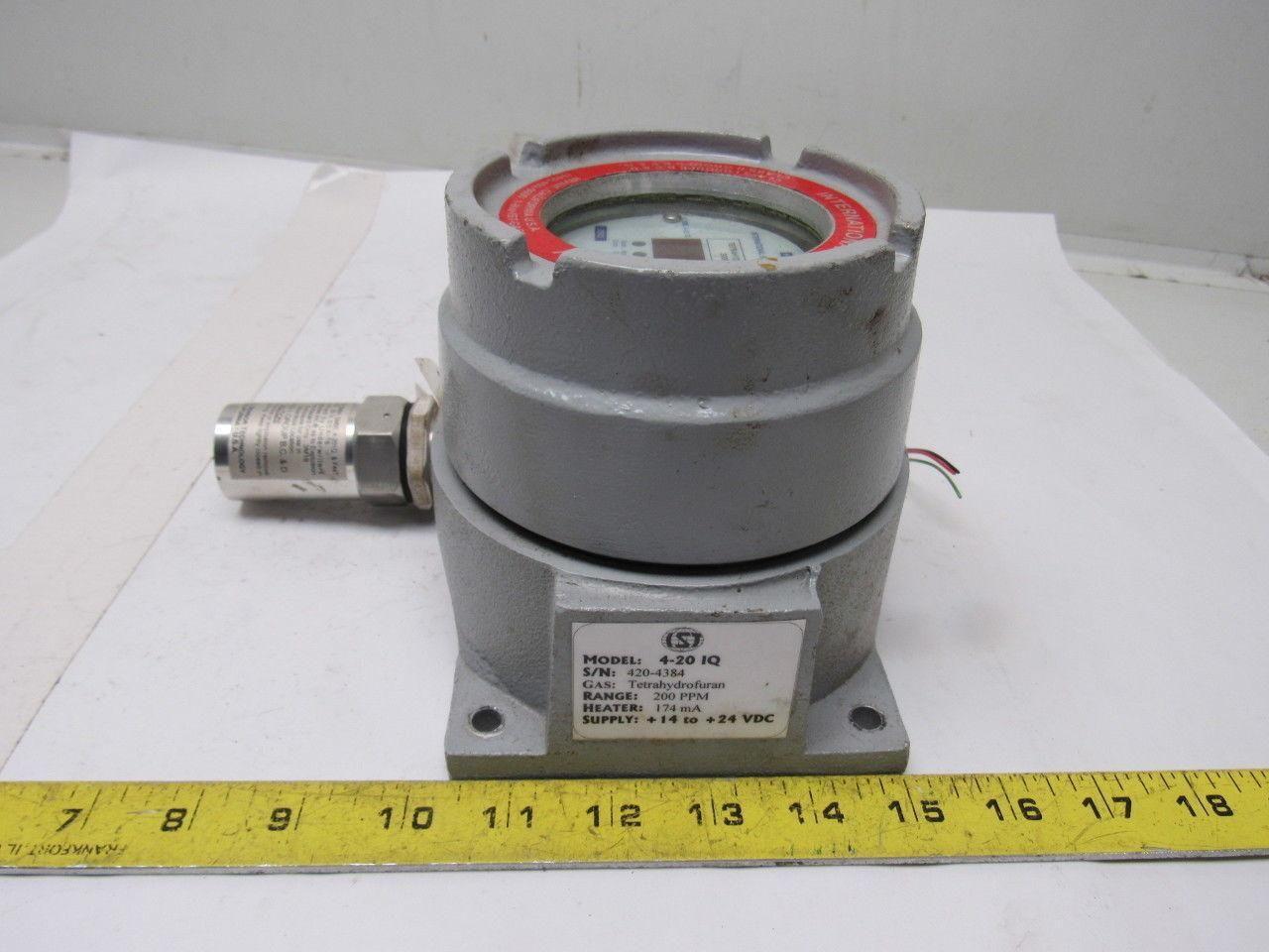 IST 4-20-IQ 200PPM 174mA Heater 14-28VDC Tetrahydrofuran Oxolane Gas Meter
