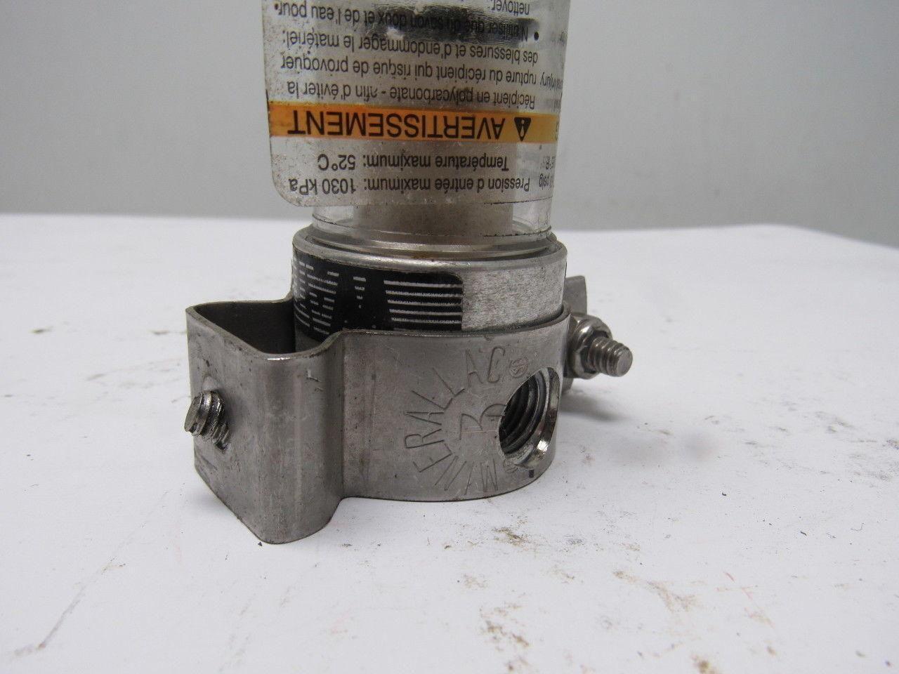 Watts Watts F507-02AO/M1 Mini Coalescing Filter 1/4" Ports 0.7 Micron Lot of 2