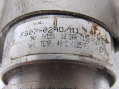 Watts Watts F507-02AO/M1 Mini Coalescing Filter 1/4" Ports 0.7 Micron Lot of 2