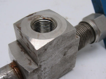 Marsh N1353 Marsh 316SST Metal-to-Metal Seat Needle Valve 3/8" NPT