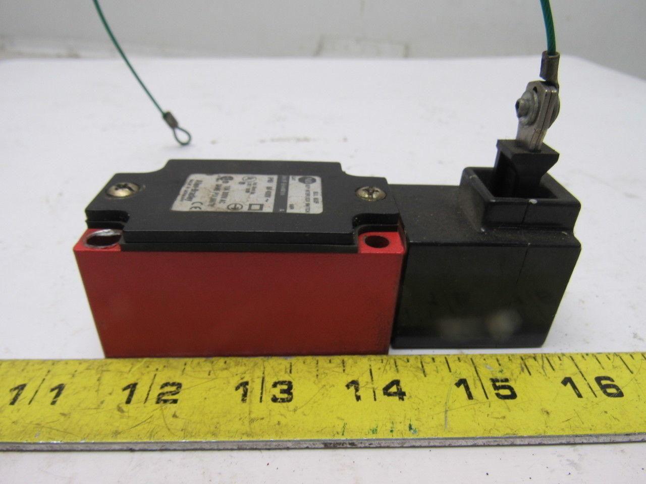 A-B Allen Bradley 802f-E60M10 Mechanical Keyed Safety Interlock Switch