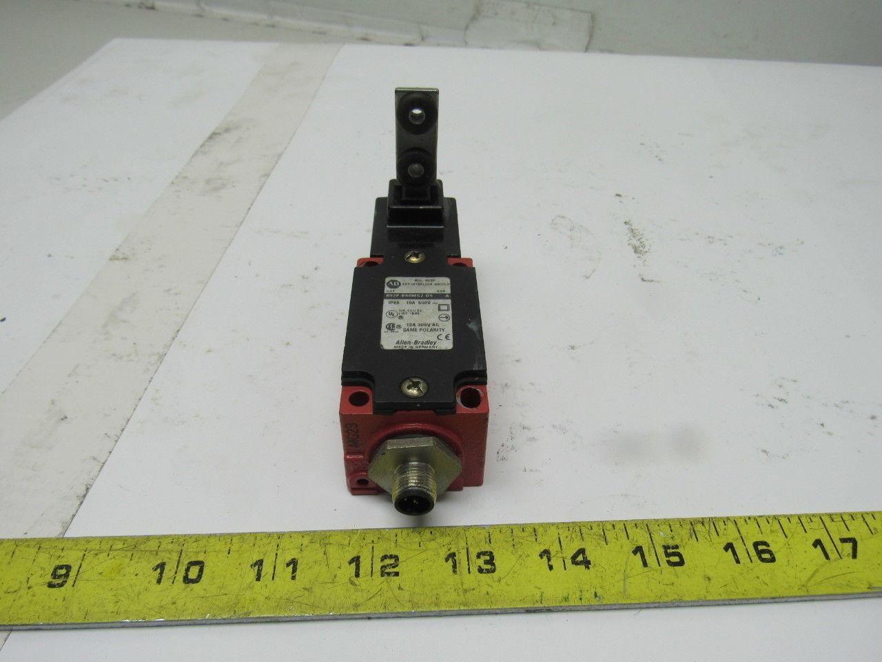 A-B Allen Bradley 802F-E60MS2-D5 Mechanical Keyed Safety Interlock Switch