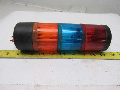 Telemecanique XVA-LC3 Stack light W/ Base Red/Orange/Blue 220V