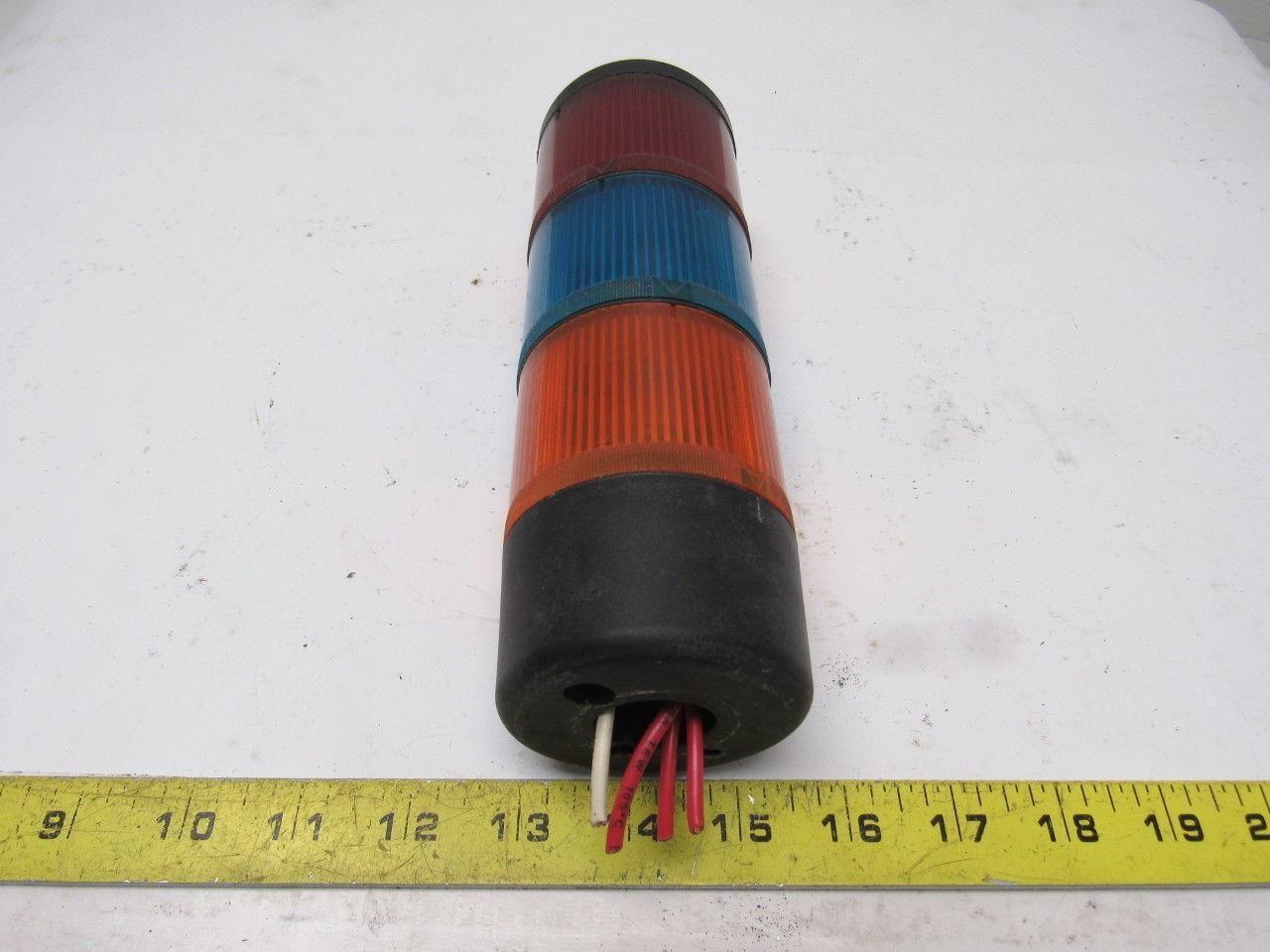 Telemecanique XVA-LC3 Stack light W/ Base Red/Orange/Blue 220V