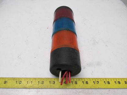 Telemecanique XVA-LC3 Stack light W/ Base Red/Orange/Blue 220V