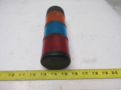Telemecanique XVA-LC3 Stack light W/ Base Red/Orange/Blue 220V