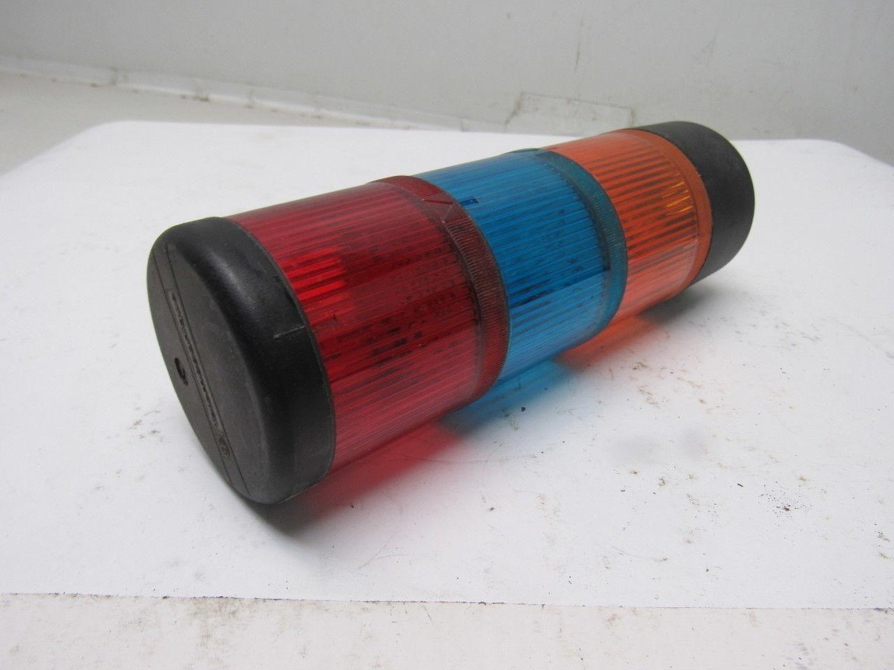 Telemecanique XVA-LC3 Stack light W/ Base Red/Orange/Blue 220V
