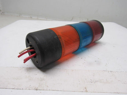 Telemecanique XVA-LC3 Stack light W/ Base Red/Orange/Blue 220V