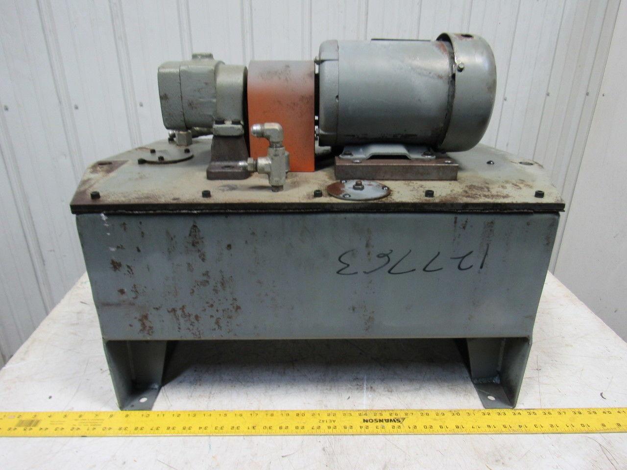 Continental PVR1-6BO6-RM-0-1-F 14Gal 6GPM 1.5Hp 208-230/460V Hydraulic Unit