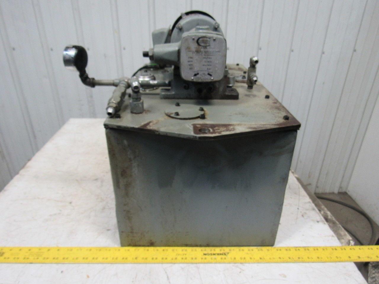 Continental PVR1-6BO6-RM-0-1-F 14Gal 6GPM 1.5Hp 208-230/460V Hydraulic Unit