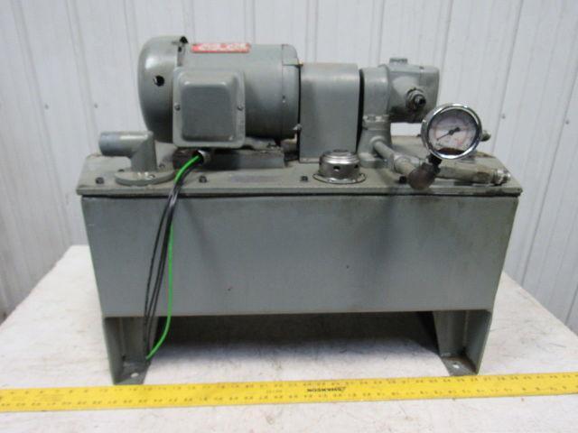 Continental PVR1-6BO6-RM-0-1-F 14Gal 6GPM 1.5Hp 208-230/460V Hydraulic Unit
