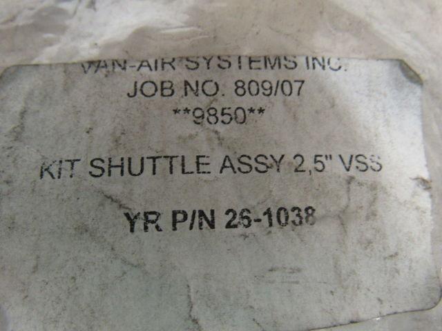Vanair 26-1038 Air Compressor Shuttle Assembly 2.5 VSA