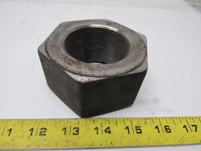 2-1/4"-12 Steel Hex Nut Right Hand Fine Thread