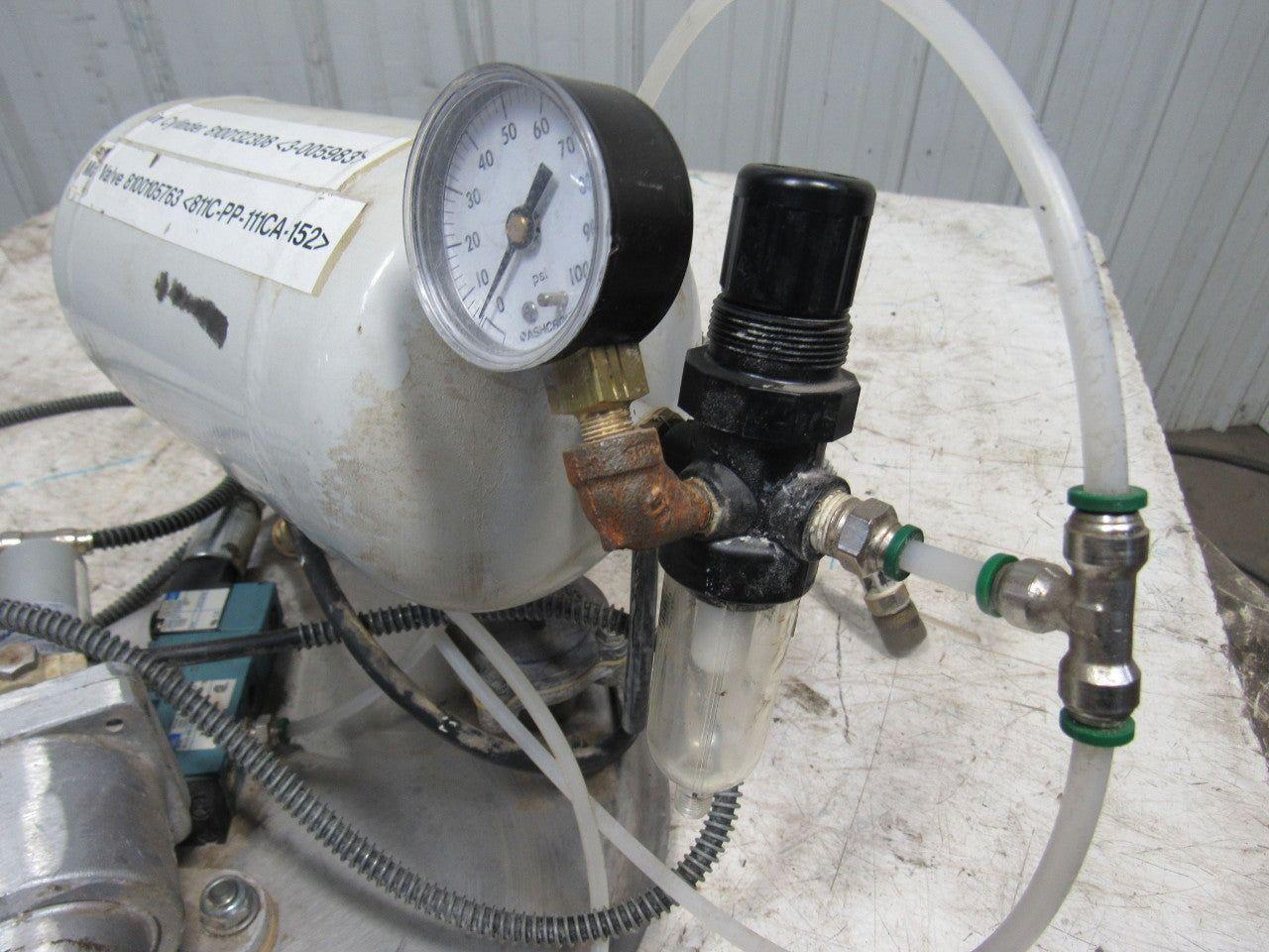 12-1/2" Stainless Steel Dust Collector Air Powered Blow Down Jet Filter Cleaner