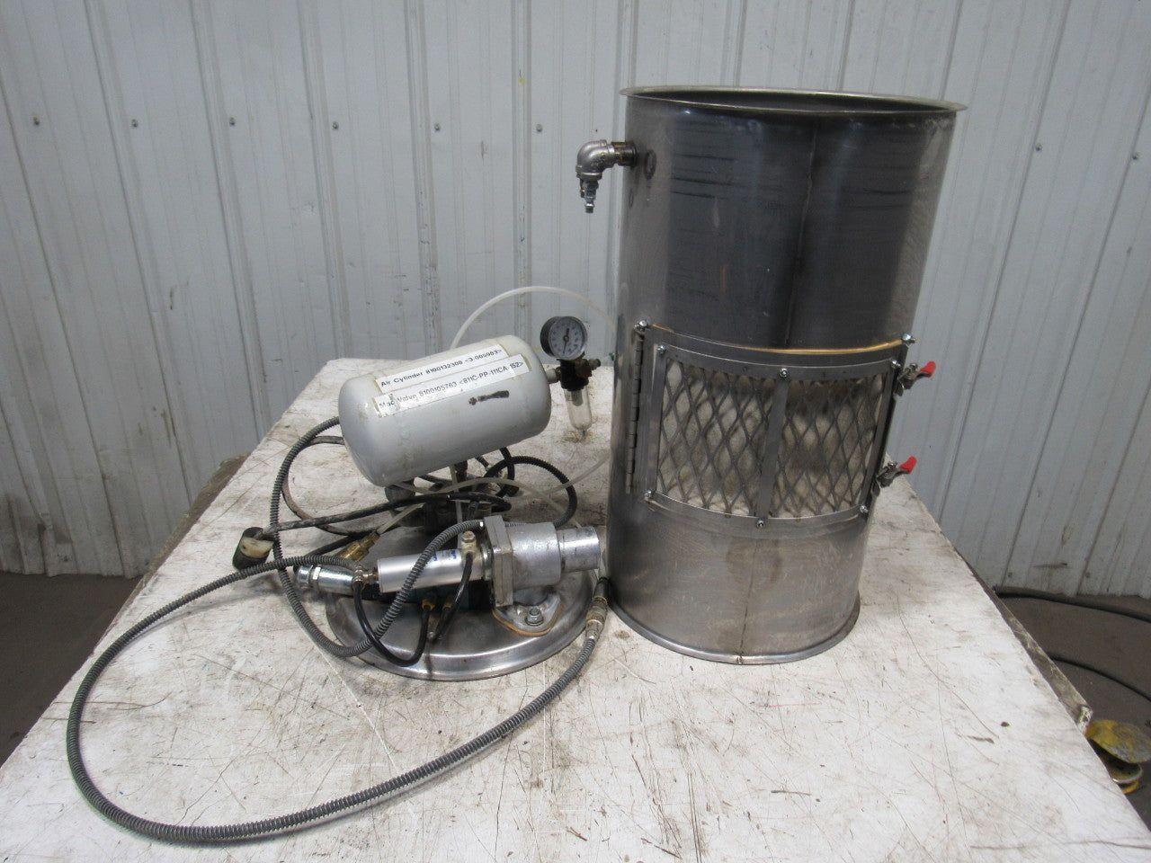 12-1/2" Stainless Steel Dust Collector Air Powered Blow Down Jet Filter Cleaner