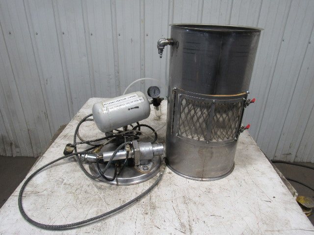 12-1/2" Stainless Steel Dust Collector Air Powered Blow Down Jet Filter Cleaner