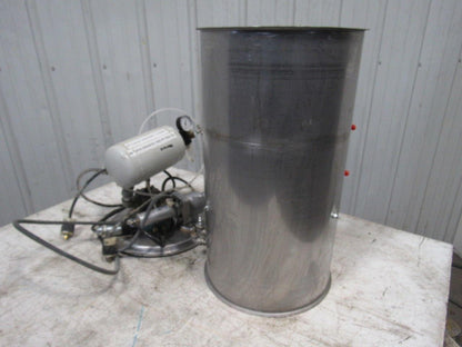 12-1/2" Stainless Steel Dust Collector Air Powered Blow Down Jet Filter Cleaner