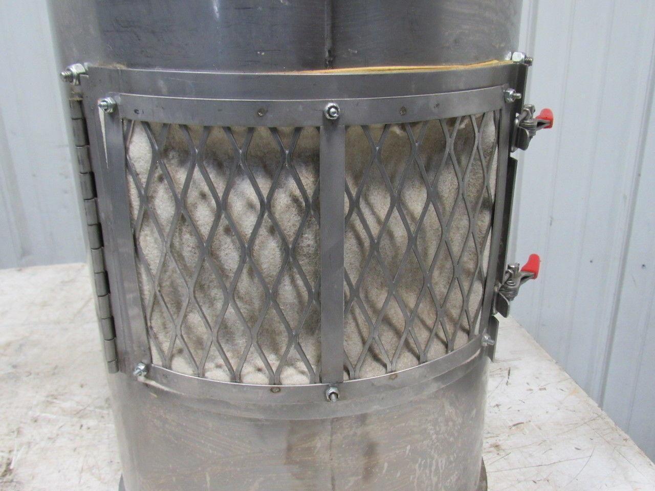 12-1/2" Stainless Steel Dust Collector Air Powered Blow Down Jet Filter Cleaner