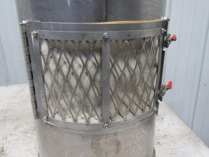 12-1/2" Stainless Steel Dust Collector Air Powered Blow Down Jet Filter Cleaner