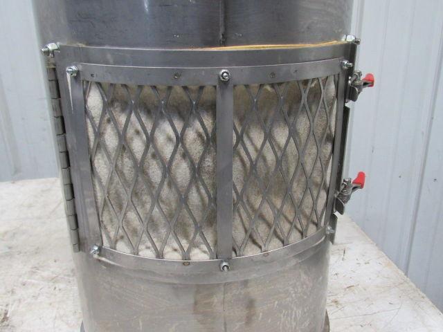 12-1/2" Stainless Steel Dust Collector Air Powered Blow Down Jet Filter Cleaner