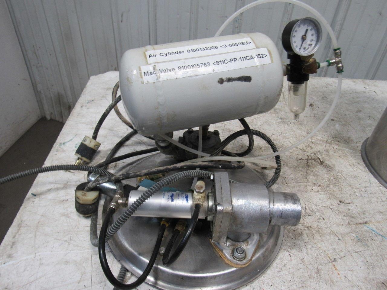 12-1/2" Stainless Steel Dust Collector Air Powered Blow Down Jet Filter Cleaner