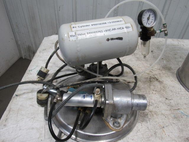 12-1/2" Stainless Steel Dust Collector Air Powered Blow Down Jet Filter Cleaner