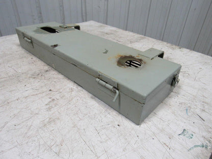31"x 9"x 4"  V-Belt Drive And Idle Pulley Guard Hinged Door